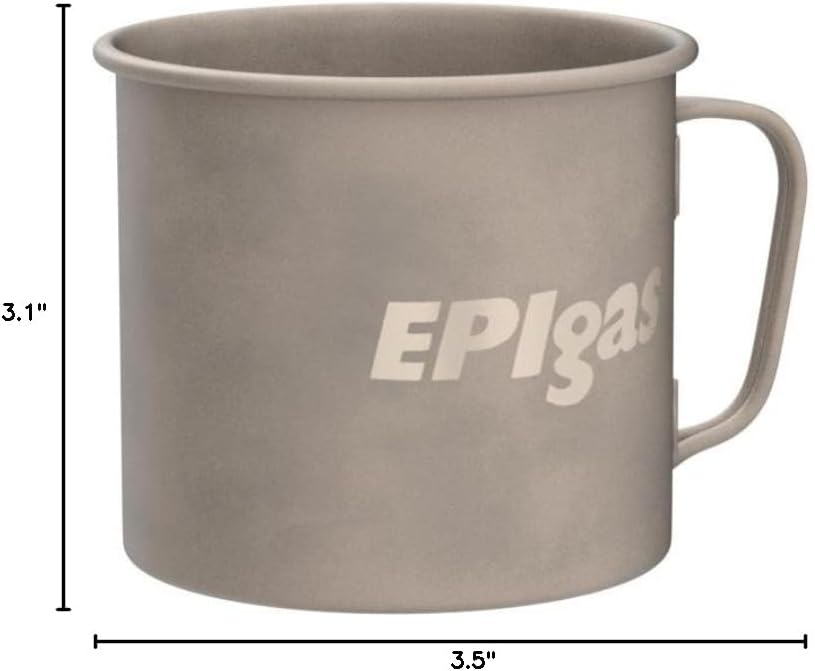 EPI T-8103 Single Titanium Mug