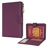 **DESIGN UNISEXE ET INTEMPOREL** – Élégant et sophistiqué, ce portefeuille pour passeport convient aux hommes et aux femmes, complétant tout style ou garde-robe de voyage.