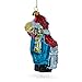 Cow Carrying Milk Jug Blown Glass Christmas Ornament
