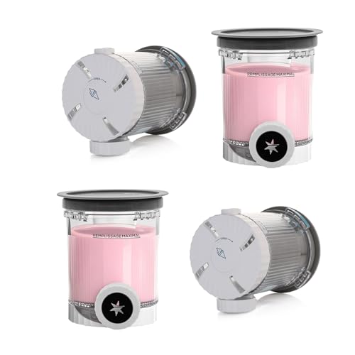 OVRRCSME 4 Pack ninja creami swirl pints and Lids,NC700 Makers Containers Cups creami accessories ，Compatible with Ninja Swirl Ice Cream & Soft Serve Makers