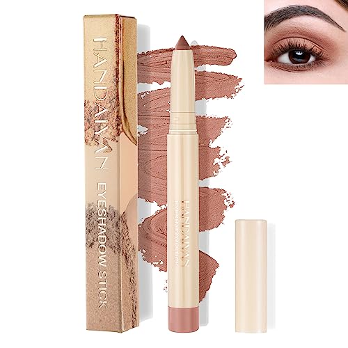Soft Creamy Eyeshadow Stick, Matte Eyeshadow Pencil Crayon Highlighting, High Pigmented Eye Shadow Pen, Waterproof Long Lasting Eye Highlighter Stick, Multi-Dimensional Eye Look Eye Liner Makeup-21 #TOP11