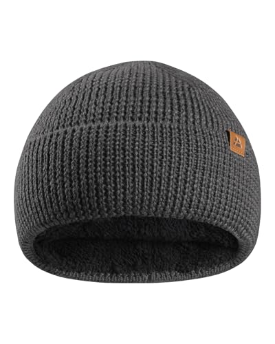 Image of DANISH ENDURANCE Kids Beanie for Winter, Children's Merino Wool Fleece Lined Hat