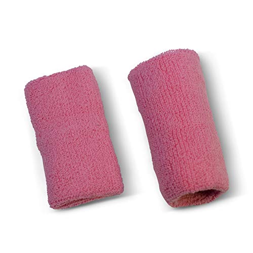 Image of US Glove Sweat Bands for Wrists, Sports Wristbands for Men & Women, Athletic Hand Bands for Tennis, Gymnastics, Basketball, Volleyball, Baseball, Football or Gym Sport, 2-pc Cotton Arm Sweatbands 4.5 inch