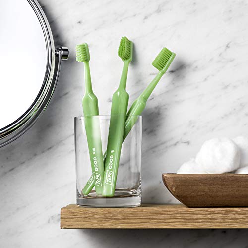 TEPE GOOD Extra Soft Kleine benutzerfreundliche Zahnbürste für Kinder aus nachwachsenden Rohstoffen mit weichen Borsten,Zufällig Sortiert – Bild 8