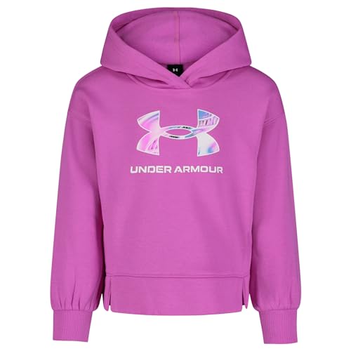Image of Under Armour Girl's Pullover Fleece Hoodie Sweatshirt, Outdoor Collection