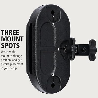 Meinl Percussion Block with Adjustable Mount, Low Pitch NOT MADE IN CHINA For Perc Rigs, Drum Set or Marching Band, (MPE4R)