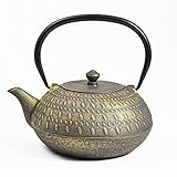 Boquilla antigoteo, esmalte interior completo de porcelana y material duradero de hierro fundido deleitará a cualquier amante del té. Nuestros clientes son muy importantes para nosotros Recibirás una tetera de hierro fundido, incluye un filtro de acero inoxidable e instrucciones de uso. Si todavía tiene alguna pregunta, póngase en contacto con nosotros, le ayudaremos con mucho gusto