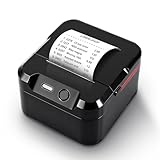 Large compatibilité et design raisonnable : type de bureau ou mural en option, vous permet d'utiliser chaque espace de manière plus rationnelle. le reçu ne tombera pas au sol après l'impression. Couvercle ouvert à un bouton et grand entrepôt de papier, facile à utiliser et à entretenir.