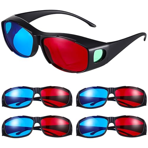 Gafas 3D anaglifas solucionan la falta de batería al ver películas en casa