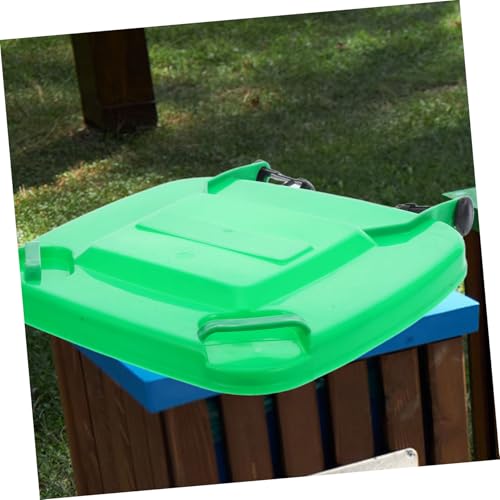 Ciieeo Slim Fit Trash Can Lid Replacement for Kitchen Waste Basket Plastic Cover Easy Open Mechanism