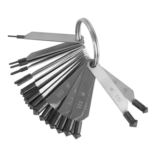 TQUXNGA - Outil de mesure de bagues de 1,0 à 6,5 mm de diamètre - Gamme de taille de la pierre - Instrument de mesure de la taille de la pierre - Outil de bijouterie de haute précision