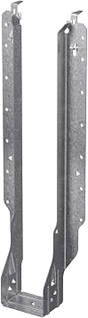 Simpson Strong-Tie IUS2.56/16 IUS Galvanized Face-Mount Joist Hanger for 2-1/2 in. in. x 16 in. Engineered Wood Pack of 25