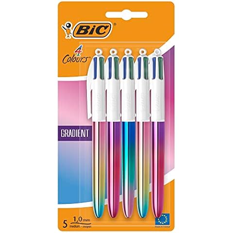 BIC 4 Colours Gradient Retractable Pens Cover