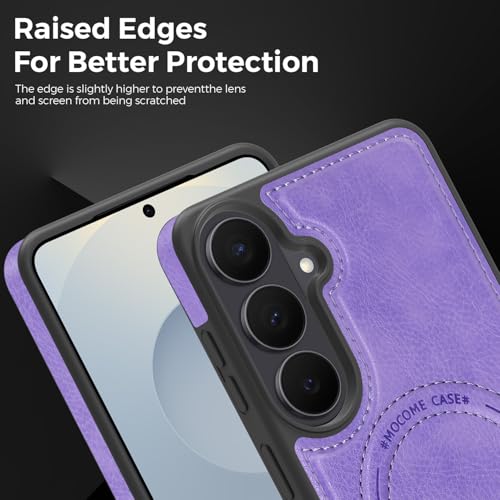 Image of Lunivop for Samsung Galaxy S26 Plus Case PU Leather 6.7 inch Light Purple