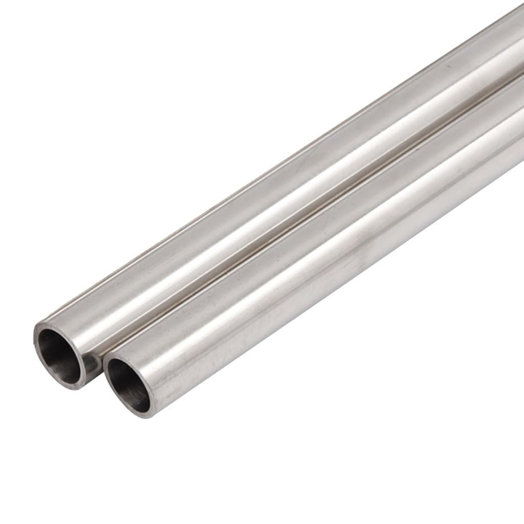 Idrrspcp One Color Stainless Steel Pipe，Stainless Pipe，1Pcs 500Mm Tube, Od 22Mm Id 12Mm 14Mm 16Mm 18Mm 19Mm 20Mm Industrial Hollow Pipes(22Mmx1.5mm)