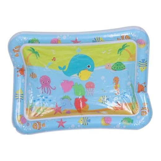 Hohopeti Baby Foam Play Mat Toddler Water Pad Splash Mat Sensory Water Fun for Baby Learning