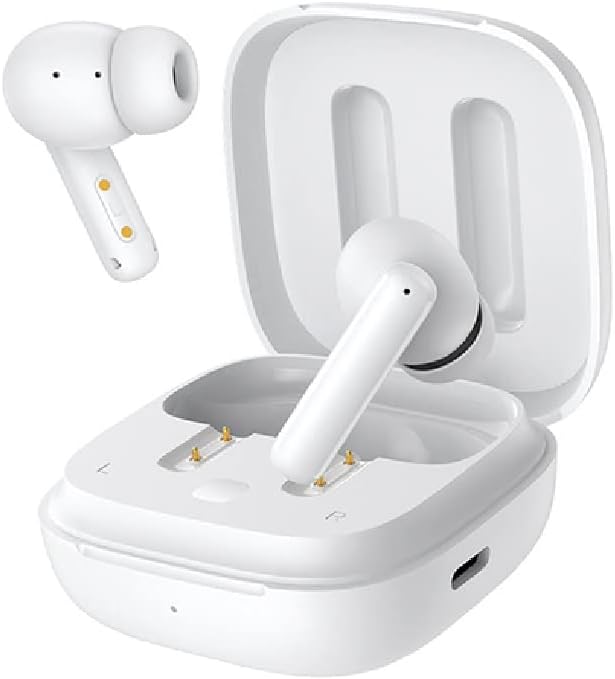 T13ANC Fully Wireless Headphones with Charging Box - White