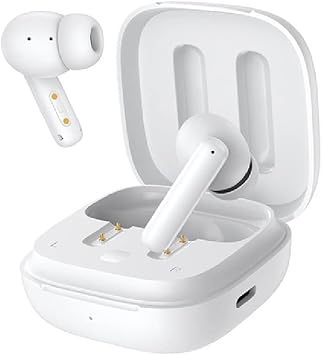 Qcy T13 Anc 4 Microphone Bluetooth 5.3 Wireless Headset White Active Noise Canceling