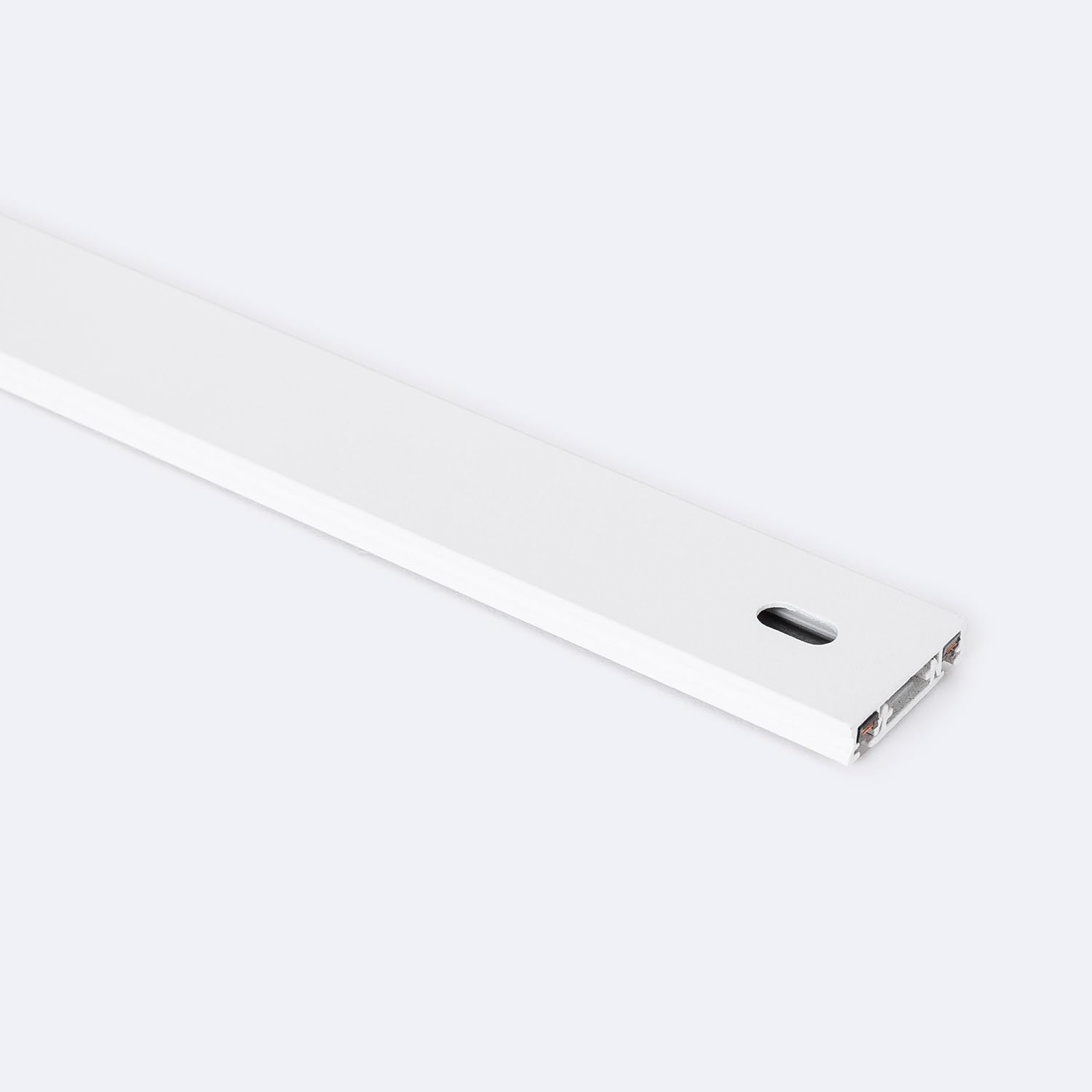 LEDKIA LIGHTING Carril Magnético 25mm SuperSlim Superficie 48V 2m Blanco/Blanco