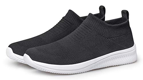 Image of vibdiv Men's Slip-On Walking Shoes Casual Sneakers Lightweight Breathable for Everyday Wear