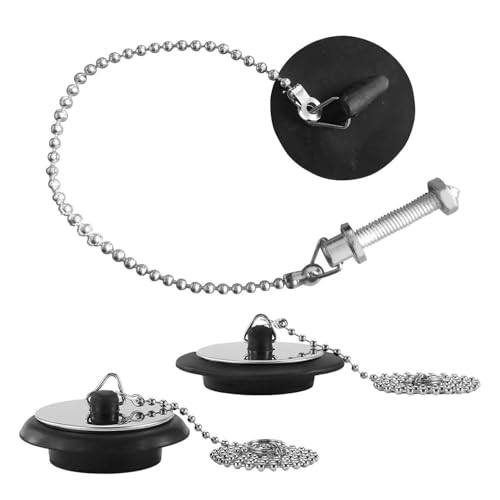 YSDYY 3 Pezzi con Bagni A Catena, Roba da Cucina in Silicone, Tappo per Lavandino, Accessori per Lavandino.