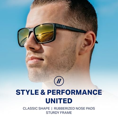 Image of Blenders Eyewear Mesa - Polarized Sunglasses - Modern Wraparound Frames - 100% UV Protection - For Men & Women