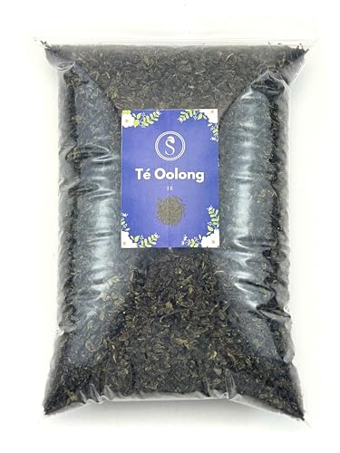 Té Oolong a Granel 100% Natural Bajo en Cafeína – Té Azul Semioxidado de Calidad Extra – Infusión Antioxidante – Ideal para Adelgazar y Bienestar Digestivo (250 g, Té Oolong)