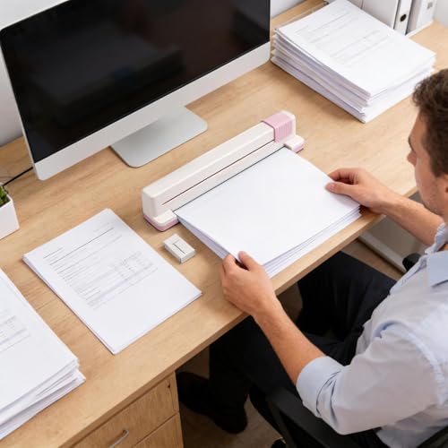 Perforatrice à papier 5 feuilles et équipement de bureau durable - 4