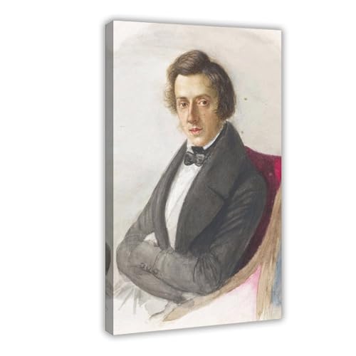 Poster Frederic Chopin cadre à suspendre toile décoration murale