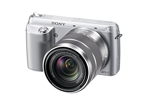 Image of Sony NEX-F3K /S 16.1 MP Compact System Camera with 18-55mm Lens (Silver)