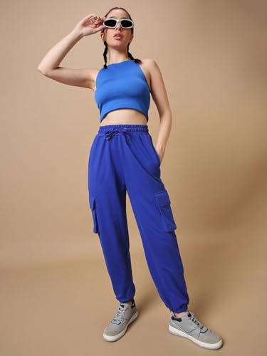 Image of Bewakoof Air 1.0 Women's Solid Oversized Plus Size Joggers