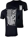 howitzer style - maglietta da uomo con scritta people military grunt mfg, nero, xx-large
