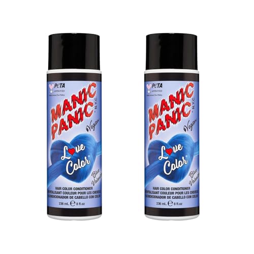manic panic love color azul valentine Sin crueldad, Vegano y vibrante 2 x 236ml