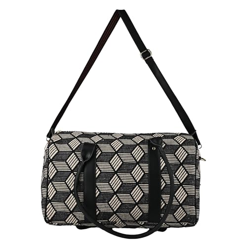 Image of ENSAC Travel Duffle Bags for Women, Large Cabin Waterproof Weekender Bag, Carry-On Overnight Travel Bag with Adjustable Shoulder Strap