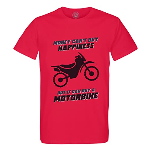 Motocross T-Shirt Homme Col Rond - Vêtement Moto et Cadeau Motard