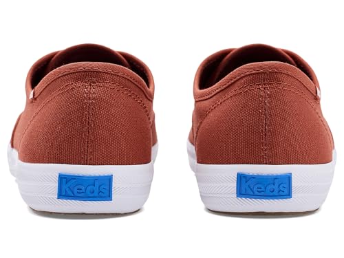 Image of Keds Women's Champion Canvas Lace-Up Rust Canvas 6.5 Wide
