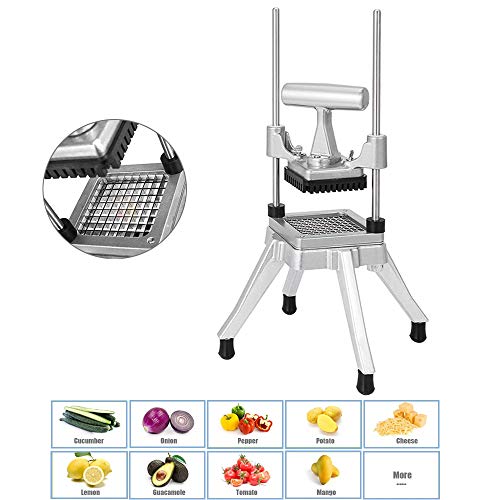 3/8" Blade Commercial Vegetable Fruit Dicer Onion Potato Tomato Slicer Chopper Peppers,Potatoes,Mushrooms Restaurant Quick Slicer Machine #TOP2