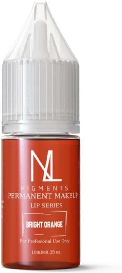 Kalıcı Makyaj Boyası, Dudak Serisi, Bright Orange, 10ml
