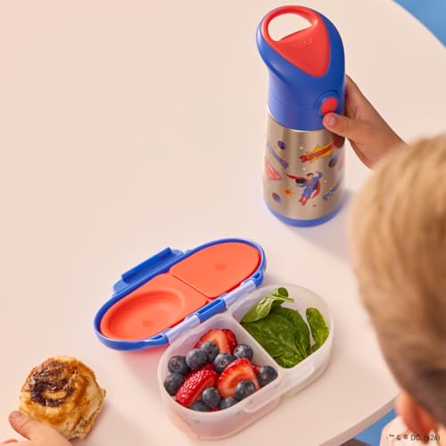 Image of b.box Superman Snack Box, Snack Containers for Kids, Kids Lunch Box