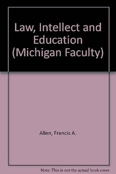 Paperback Law Intellect and Education (Michigan Faculty Series) Book