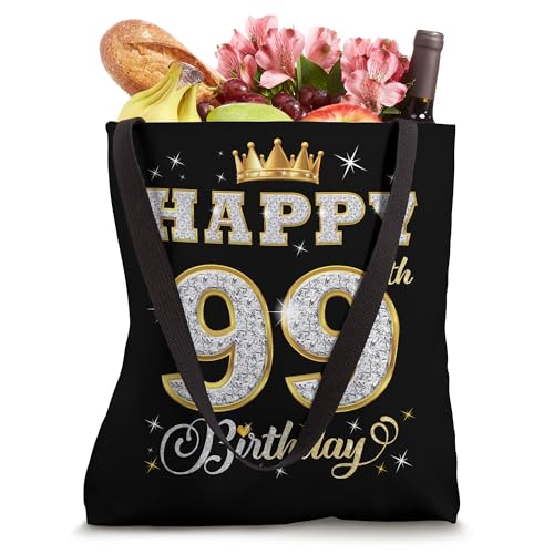 Bolsa tote para cumpleaños de 99 años, para mujeres y hombres miniatura 4
