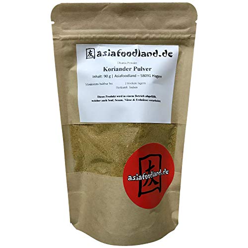 Asiafoodland - Koriander Pulver - Dhania Powder, 1er Pack (1 x 90 g)