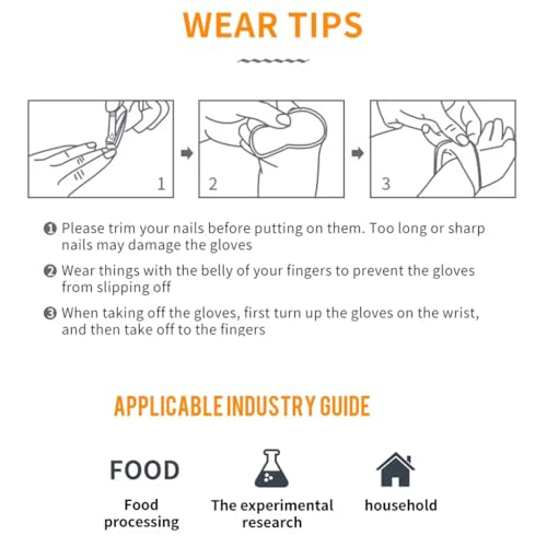 Image of adbeni Nitrile Gloves | Disposable & Powder Free | Premium | for Food Handling, Lab Work, Medical Examination, Kitchen, Cleaning, Cooking, Salon, Spa, Gardening, Industrial, Travel & Grooming