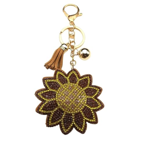 Porte-clés voiture tournesols pour sublimer vos sacs à main