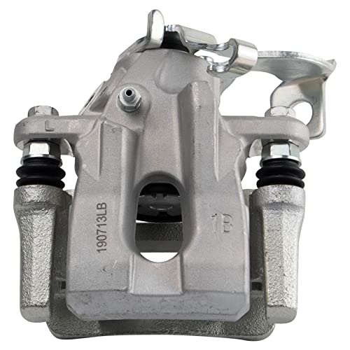 Image of TRQ Rear Brake Pad & Rotor Kit Ceramic Premium G-Coated Compatible with 2008-2015 Scion xB