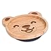 Bubba Bear ® Lot d'assiettes à ventouse pour bébé | Fabriquées en bambou naturel | Plaques à ventouse pour sevrage et nourrir les tout-petits (6–12 mois)