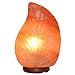 Price comparison product image KX&VV Crystal Salt Lamp Himalayan Natural Pink Crystal Rock Salt Night Light Bedroom Bedside Table Lamp Leaf Decoration Creative Gift Air Purifier, Size: 13 * 13 * 11.5 cm