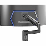 VIVO Premium Ultrawide Monitor Counterbalance Wall Mount for up to 49 inch Screens, Holds 44 lbs, Full Motion, Max VESA 100x100, Black, MOUNT-V101V