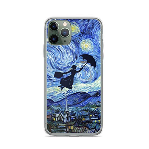 Phone Case Mary Aesthetic Poppins Cover Starry Bumper Night Shockproof Compatible With Iphone 13 12 11 X Xs Xr 8 7 6 6S Plus Pro Max Mini Samsung Galaxy Note S9 S10 S20 Ultra Plus #TOP8