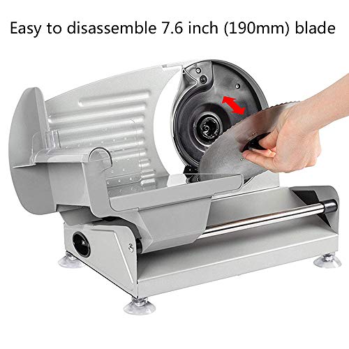 Gaone Aufschnittmaschinen Allesschneider Brotschneidemaschine Für Den Heimgebrauch Easy Clean Allesschneider… – Bild 3